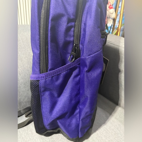 Adidas Men's Backpack in Vibrant Purple and Black - Picture 5 of 9